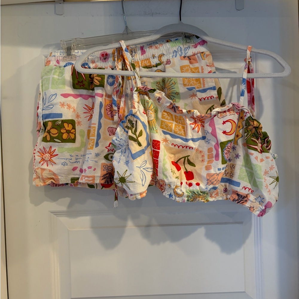 Colorful Two-Piece Lounge Set